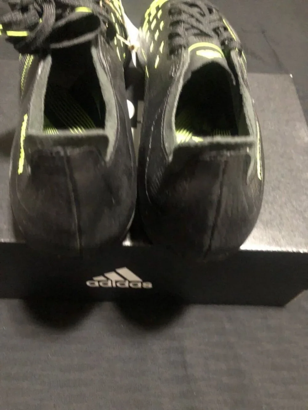Adidas Predator League FT FG/MG Soccer Cleats Men, Size 10.5 BLACK CARBON JI1118